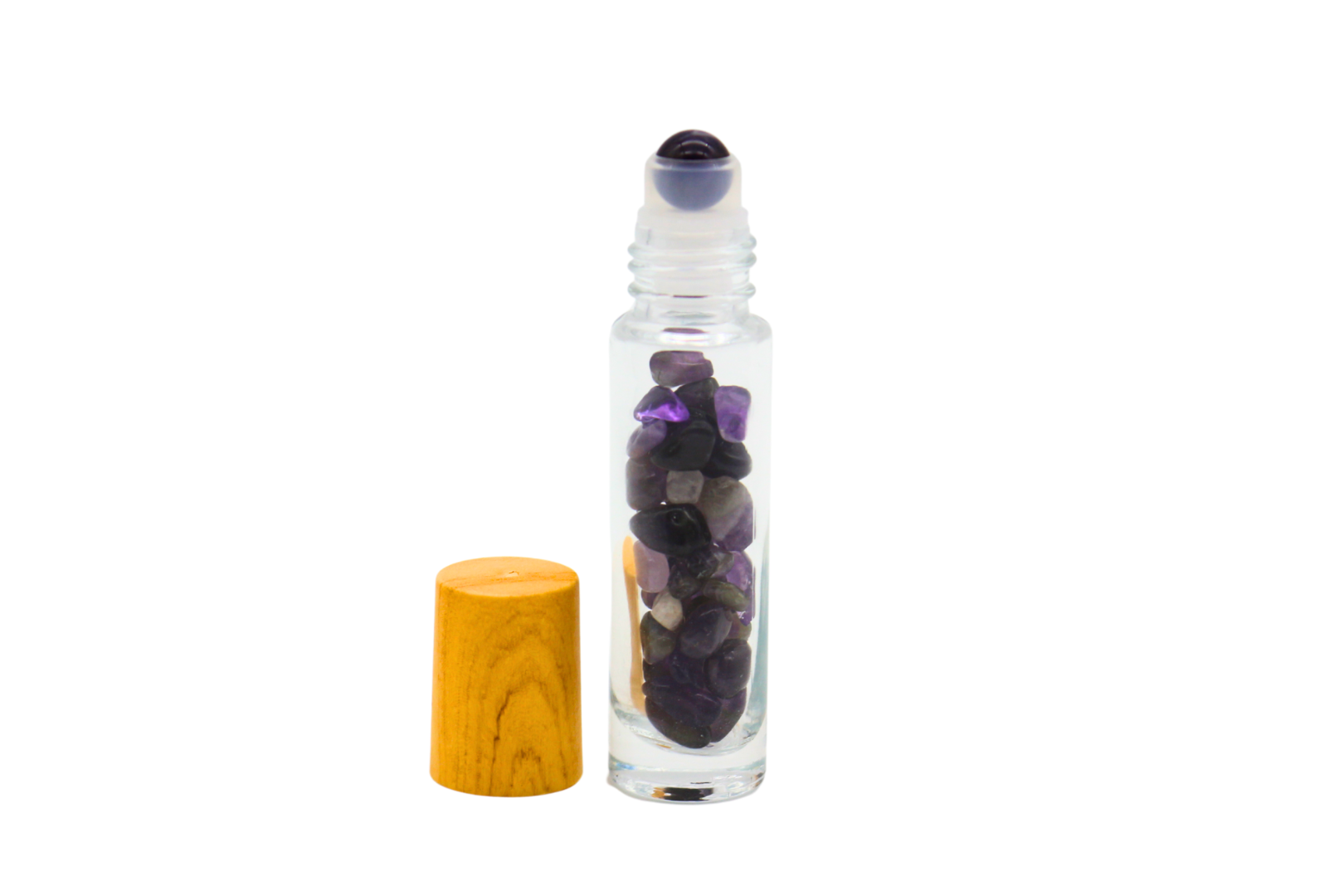 10ml roll Ametiszt ásványi kövekkel