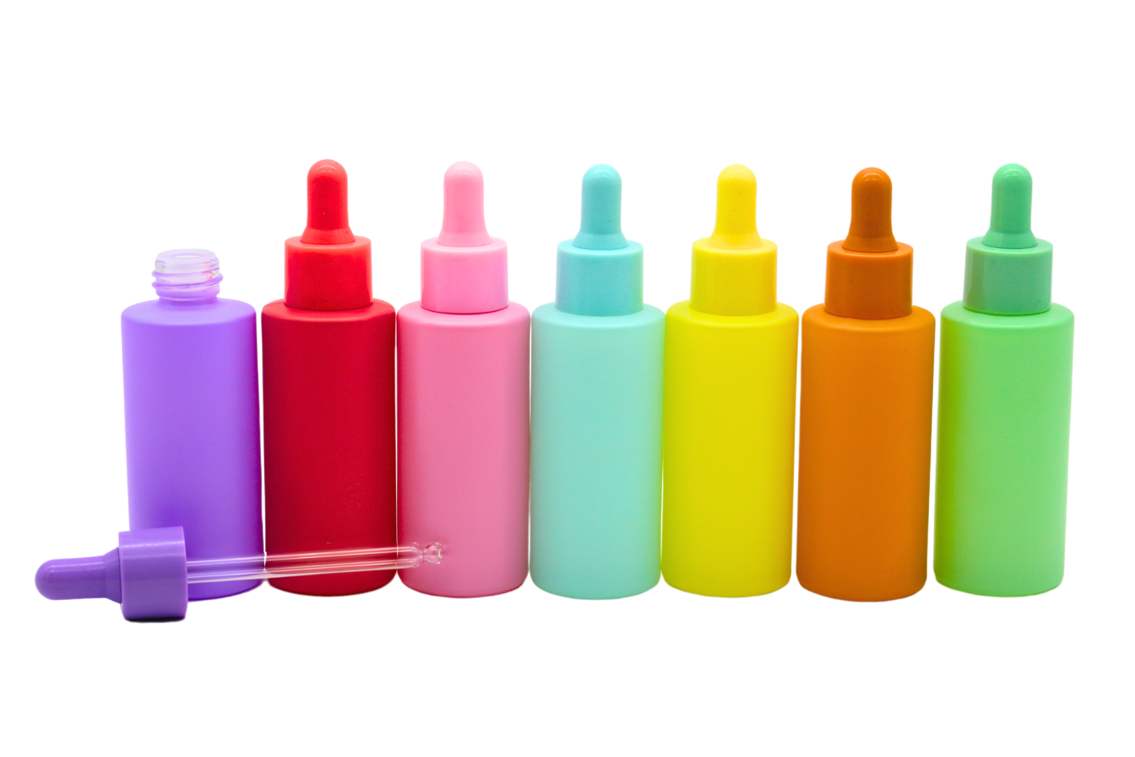 50ml -es színes pipettás üveg 