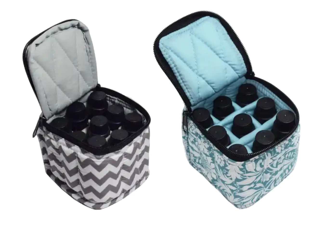 Mintás olajüveg tartó - 9db