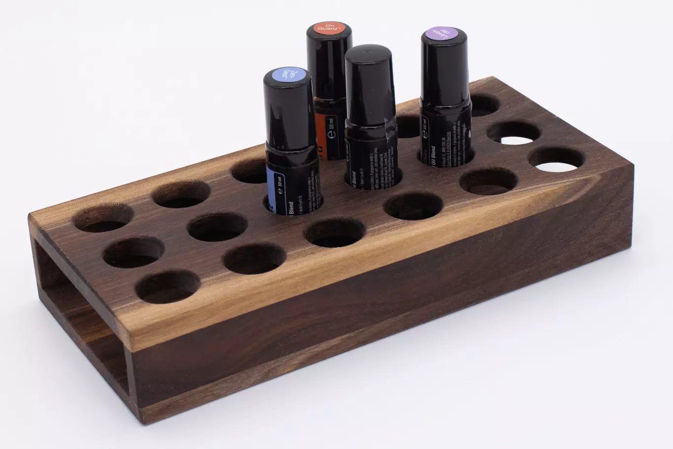 Illóolaj tartó - Diófa - 6x3 (10ml)