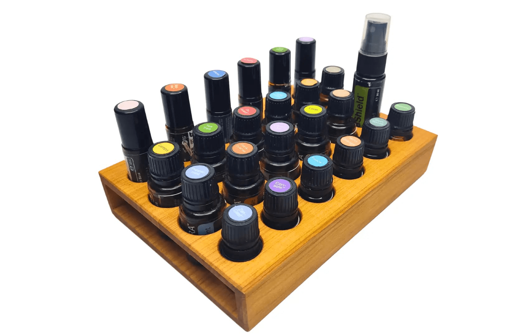 Illóolaj Tartó - Cseresznye - 6x4 - Vegyes üvegek