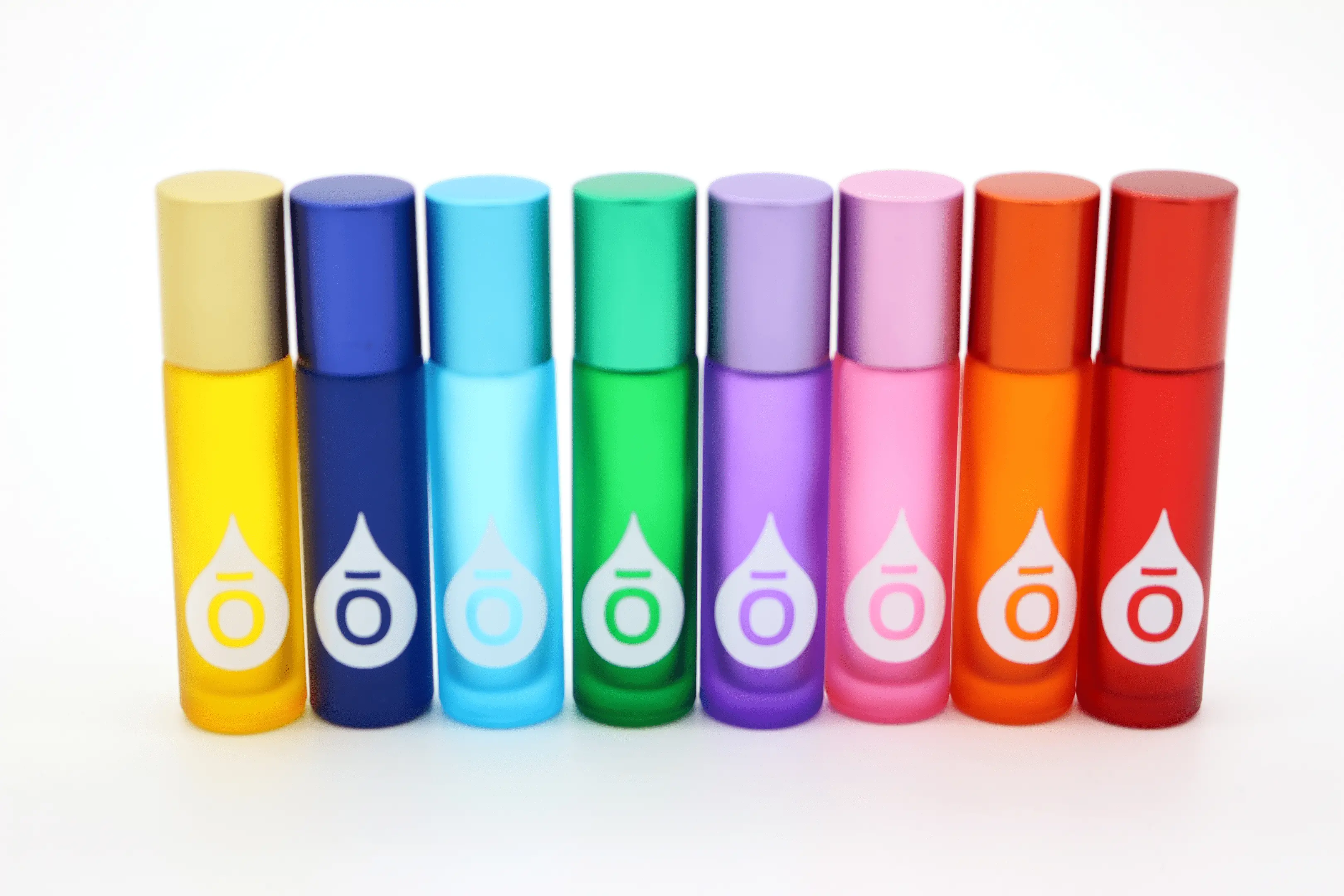 10 ml színes Roll On üveg - 4db